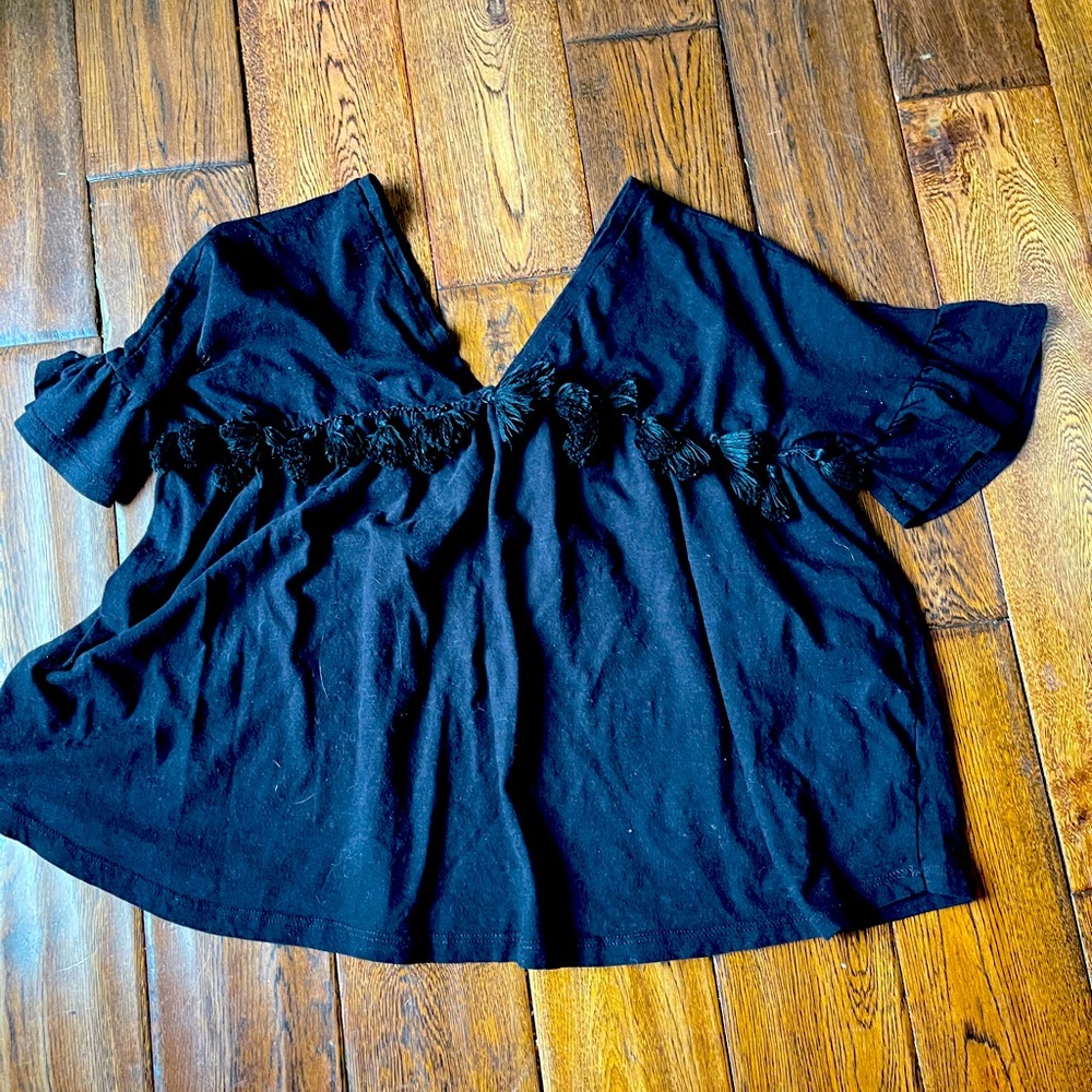 Anthropologie black top!